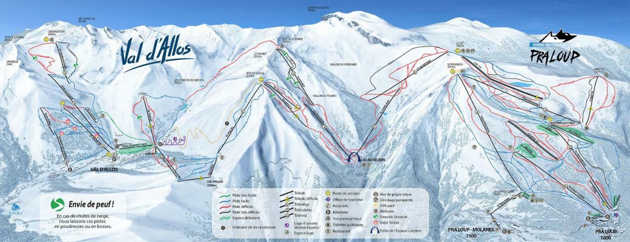 Studio Chaleureux A La Foux D'Allos Exteriör bild